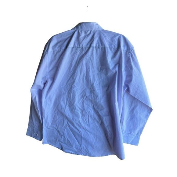 PTNY Vintage Women's Blouse Cat Embroidered Button Up Purple Striped Size Large - Picture 4 of 10